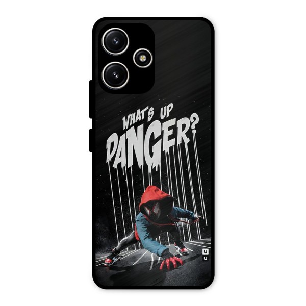 Danger Up Metal Back Case for Poco M6 Pro