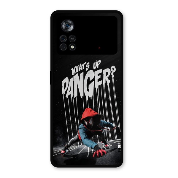 Danger Up Metal Back Case for Poco X4 Pro 5G