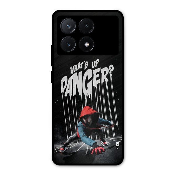 Danger Up Metal Back Case for Poco X6 Pro