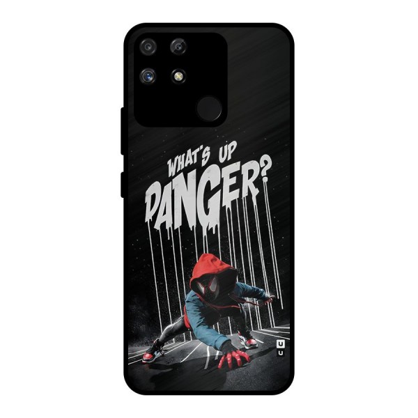 Danger Up Metal Back Case for Realme Narzo 50A