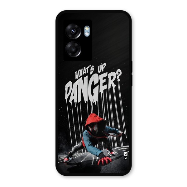 Danger Up Metal Back Case for Realme Narzo 50 5G