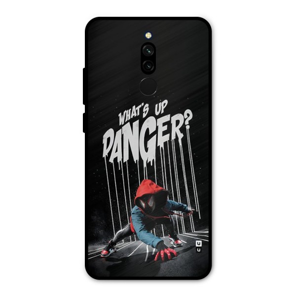 Danger Up Metal Back Case for Redmi 8