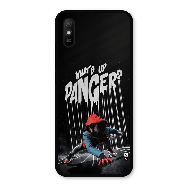 Danger Up Metal Back Case for Redmi 9a