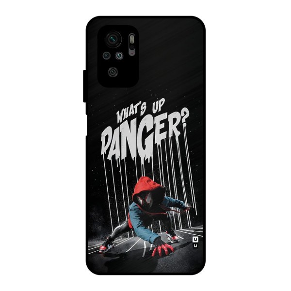 Danger Up Metal Back Case for Redmi Note 10