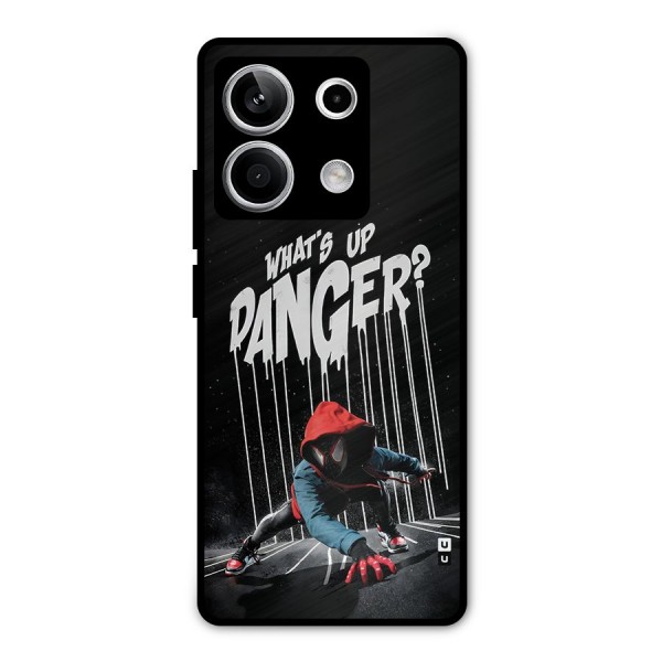 Danger Up Metal Back Case for Redmi Note 13 5G