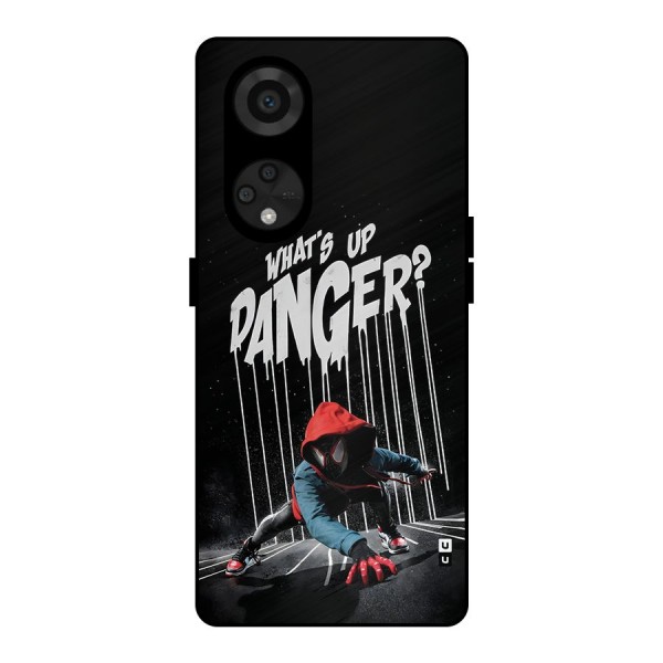 Danger Up Metal Back Case for Reno8 T 5G