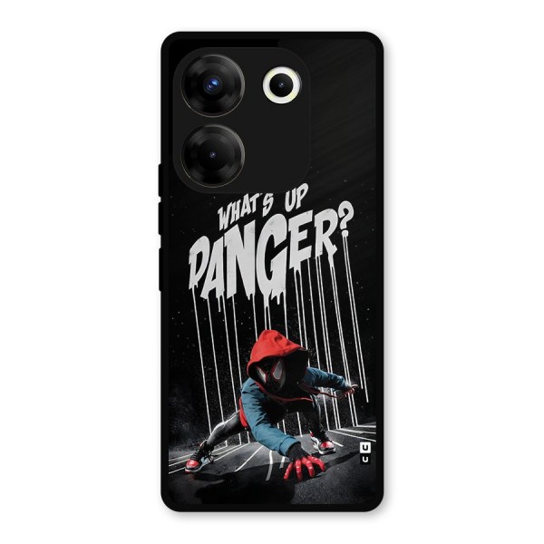 Danger Up Metal Back Case for Tecno Camon 20