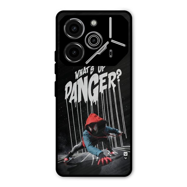 Danger Up Metal Back Case for Tecno Pova 6 Pro