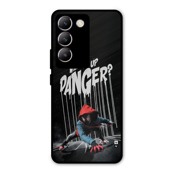 Danger Up Metal Back Case for Vivo T3 5G