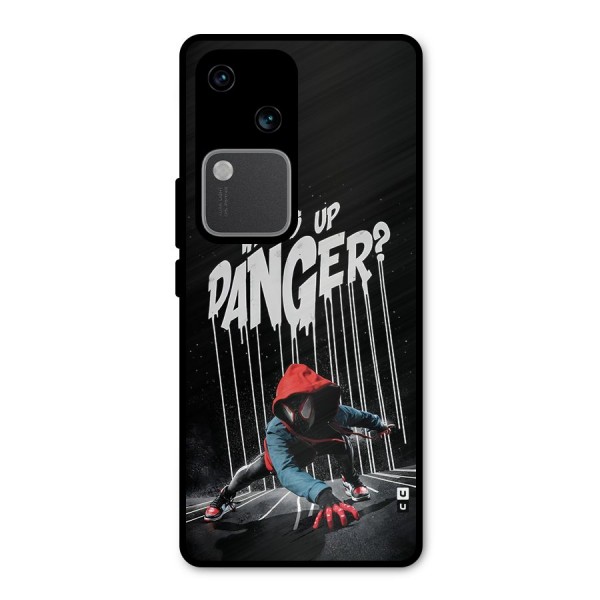 Danger Up Metal Back Case for Vivo V30