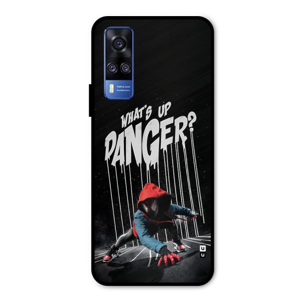 Danger Up Metal Back Case for Vivo Y31