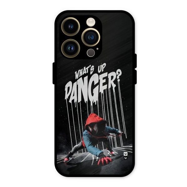 Danger Up Metal Back Case for iPhone 14 Pro