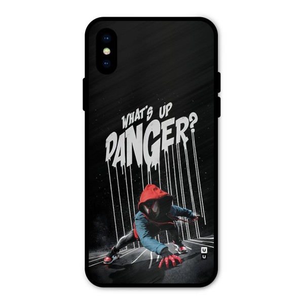 Danger Up Metal Back Case for iPhone X