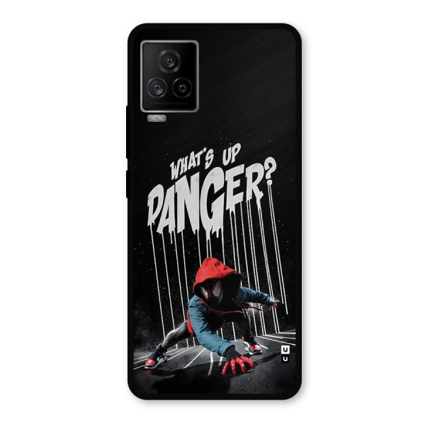 Danger Up Metal Back Case for iQOO 7 Legend 5G