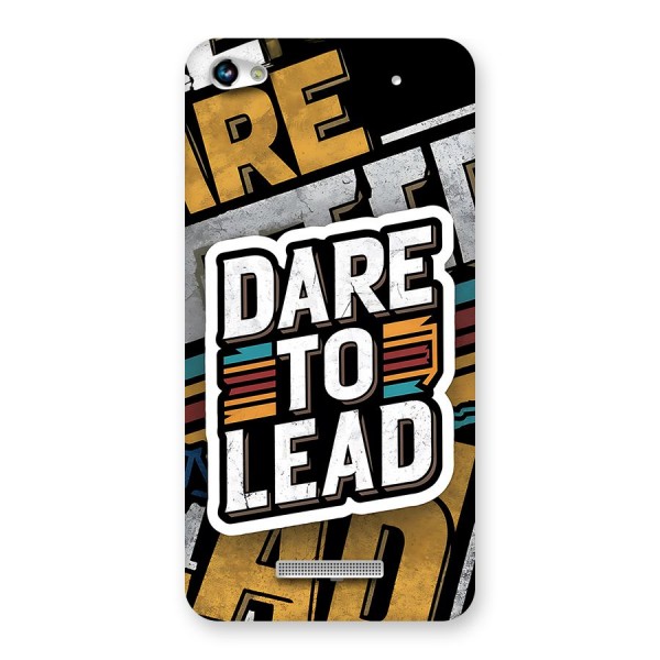 Dare To Lead Back Case for Canvas Hue 2 A316