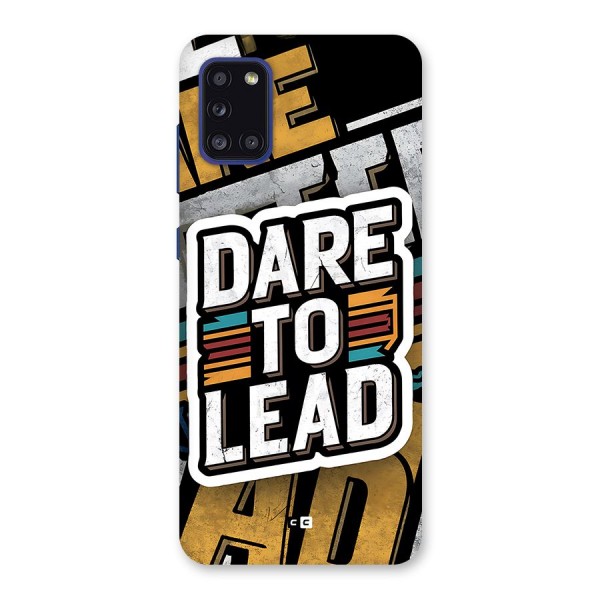 Dare To Lead Back Case for Galaxy A31