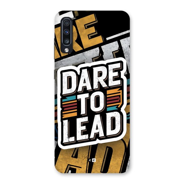 Dare To Lead Back Case for Galaxy A70s