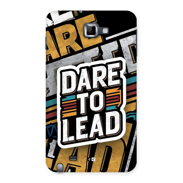 Dare To Lead Back Case for Galaxy Note