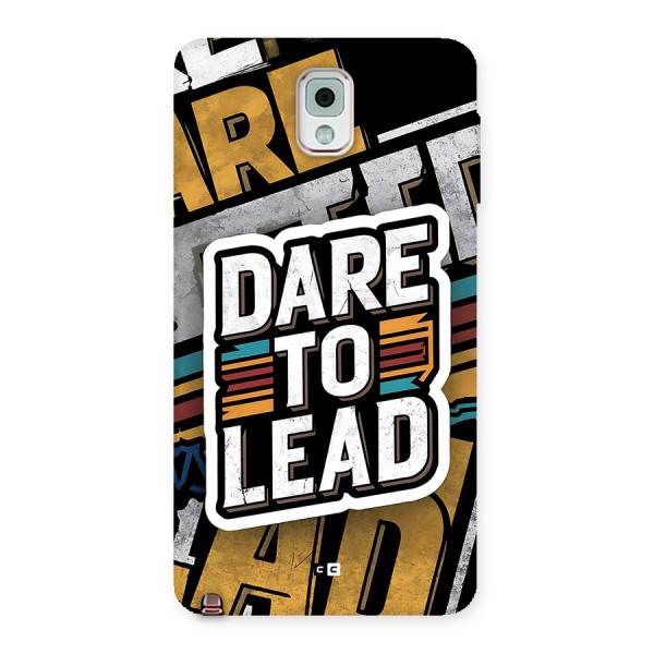 Dare To Lead Back Case for Galaxy Note 3