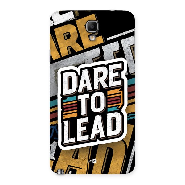 Dare To Lead Back Case for Galaxy Note 3 Neo