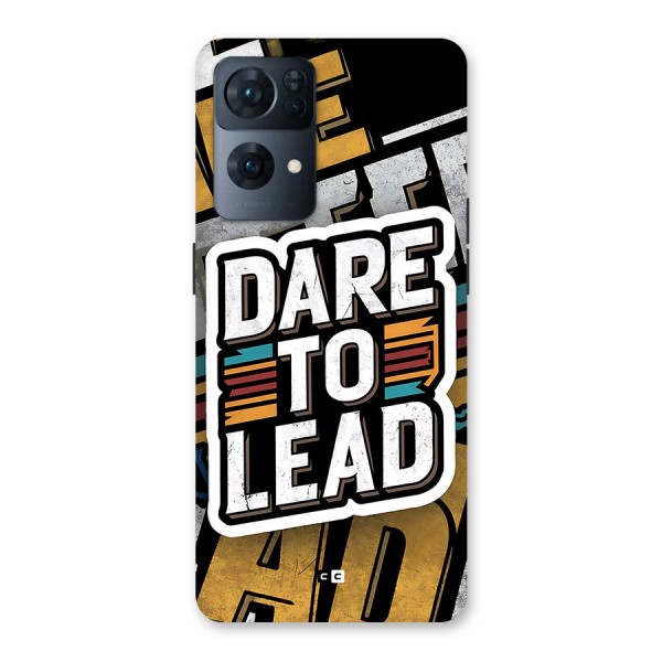 Dare To Lead Back Case for Oppo Reno7 Pro 5G