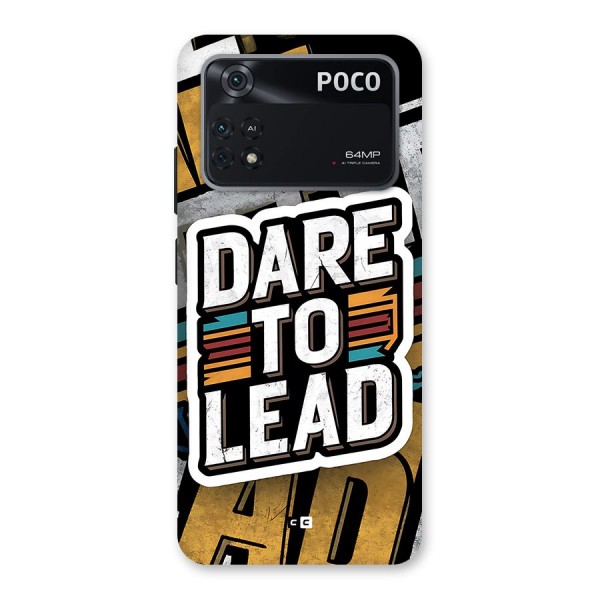 Dare To Lead Back Case for Poco M4 Pro 4G