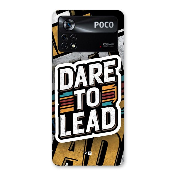 Dare To Lead Back Case for Poco X4 Pro 5G