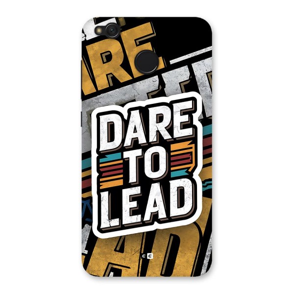 Dare To Lead Back Case for Redmi 4