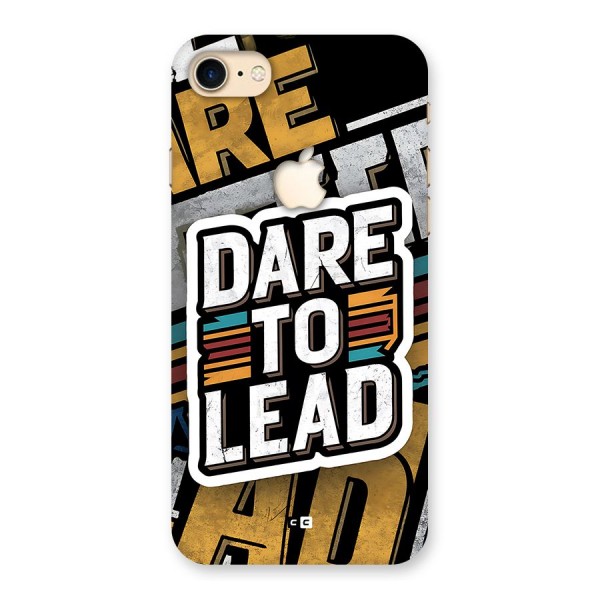 Dare To Lead Back Case for iPhone 7 Apple Cut