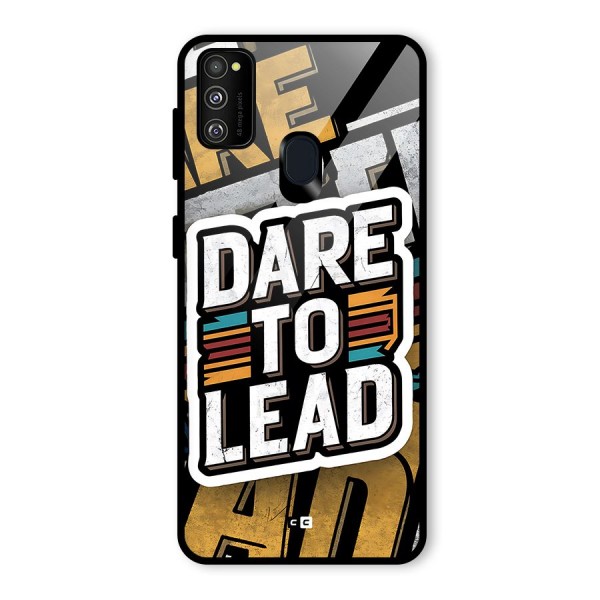 Dare To Lead Glass Back Case for Galaxy M30s