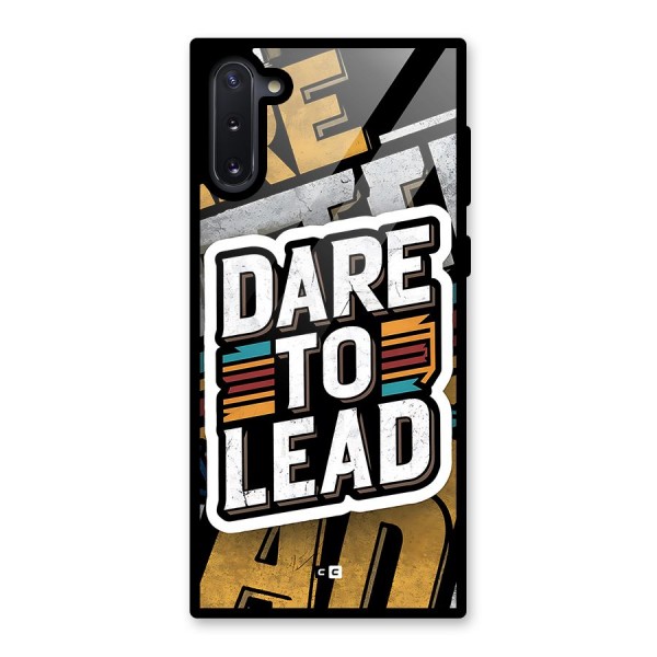 Dare To Lead Glass Back Case for Galaxy Note 10