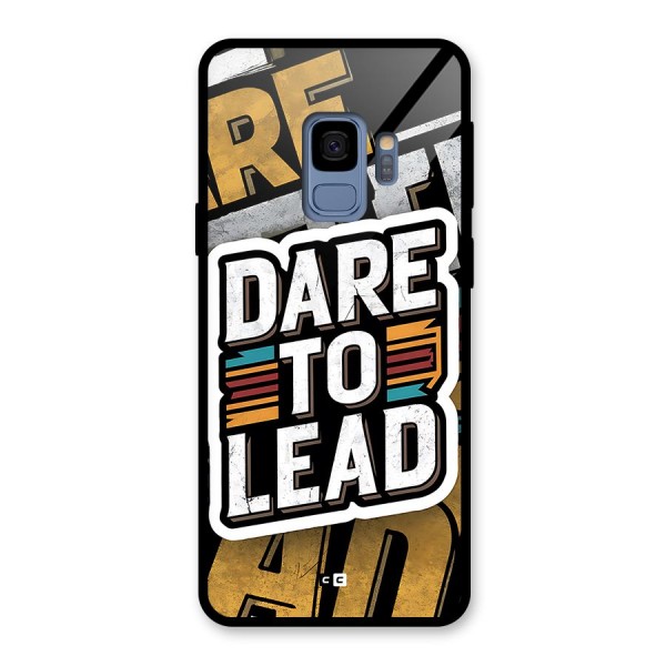 Dare To Lead Glass Back Case for Galaxy S9