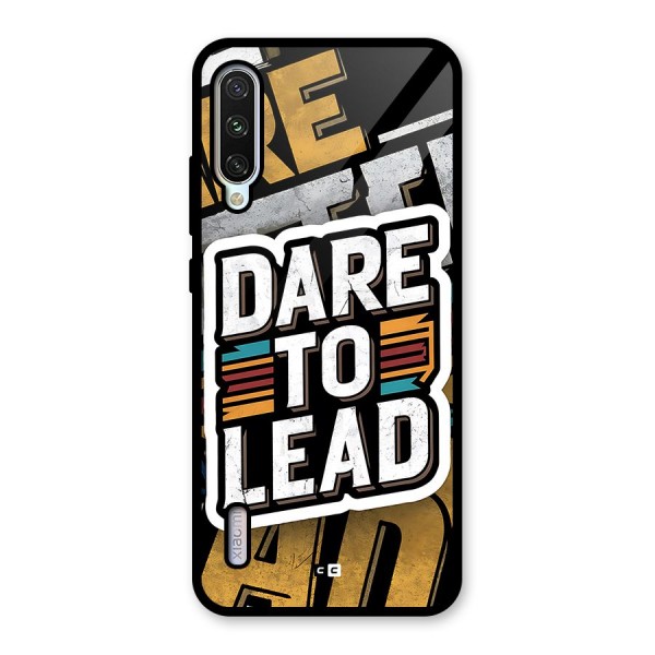 Dare To Lead Glass Back Case for Mi A3