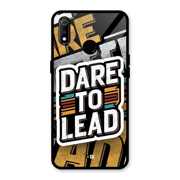 Dare To Lead Glass Back Case for Realme 3i