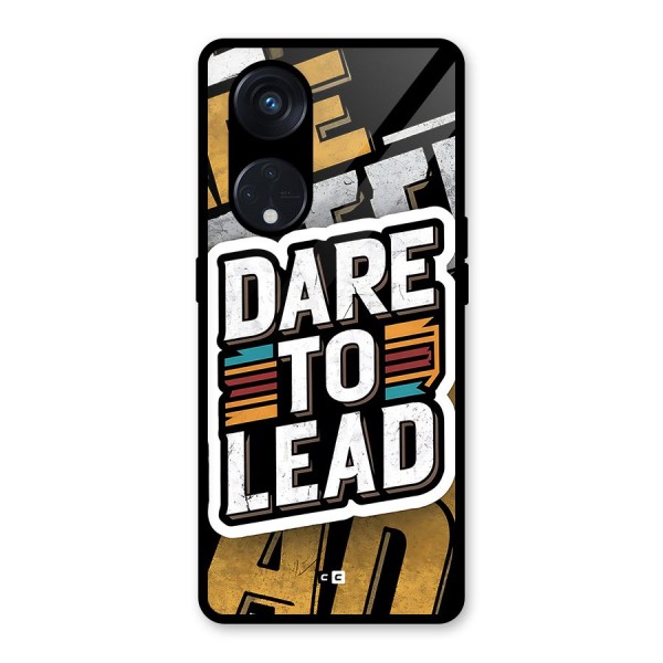 Dare To Lead Glass Back Case for Reno8 T 5G