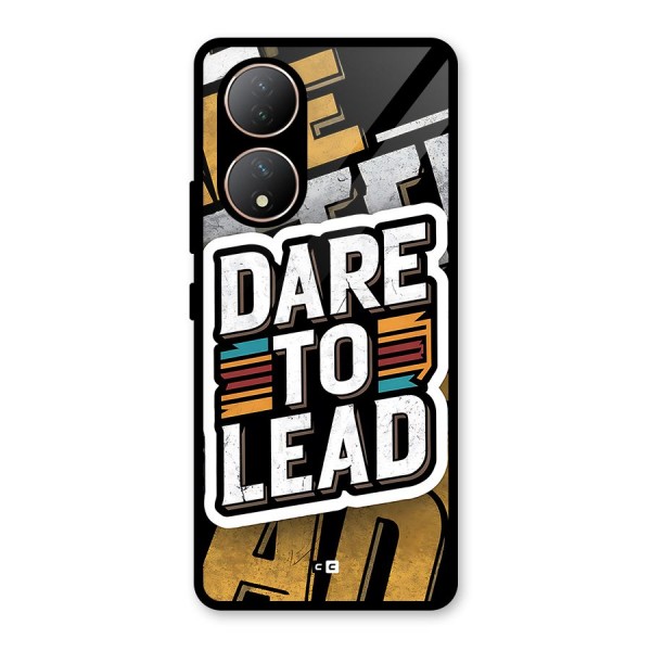 Dare To Lead Glass Back Case for Vivo T2