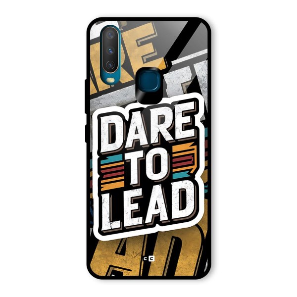 Dare To Lead Glass Back Case for Vivo Y12