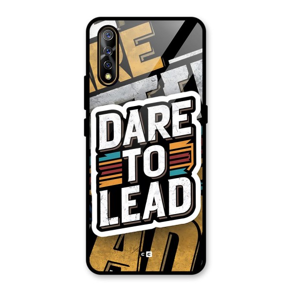 Dare To Lead Glass Back Case for Vivo Z1x