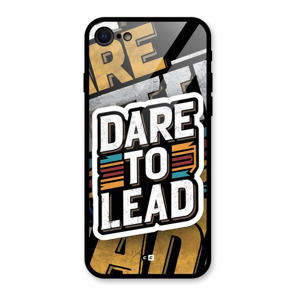 Dare To Lead Glass Back Case for iPhone 8