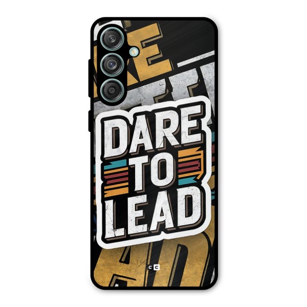 Dare To Lead Metal Back Case for Galaxy M55 5G