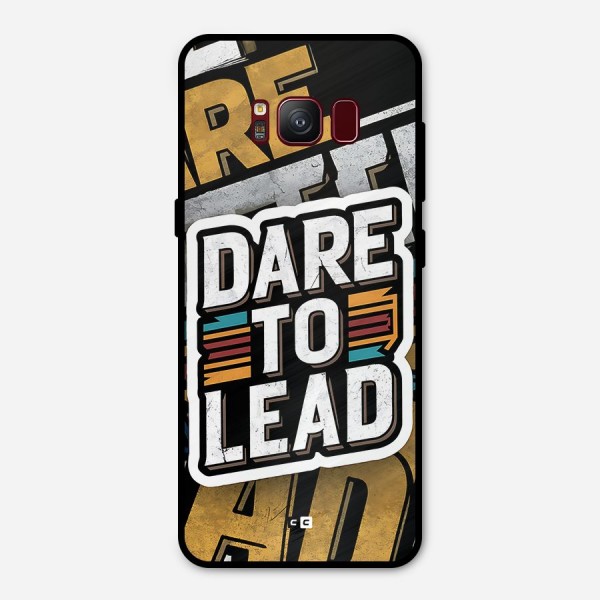 Dare To Lead Metal Back Case for Galaxy S8