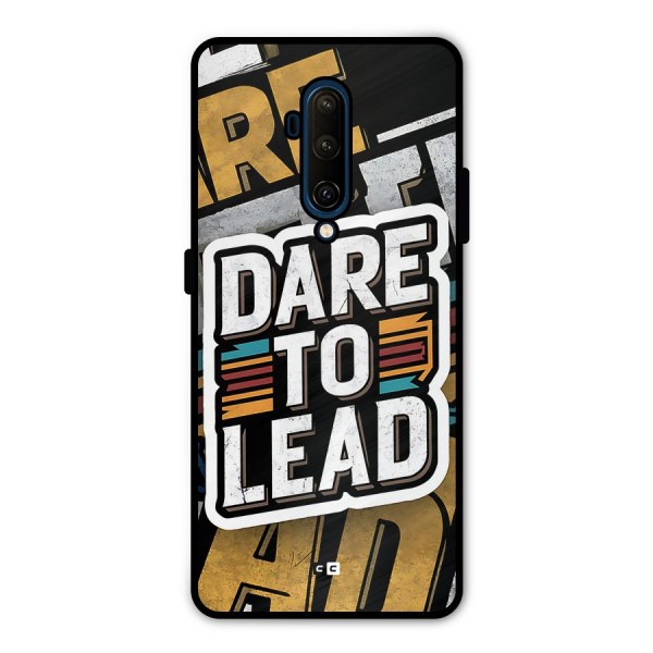 Dare To Lead Metal Back Case for OnePlus 7T Pro