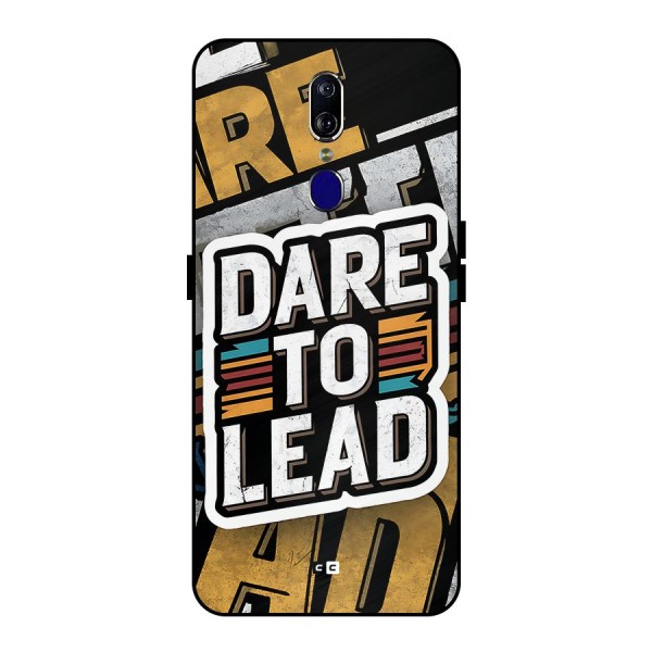 Dare To Lead Metal Back Case for Oppo F11