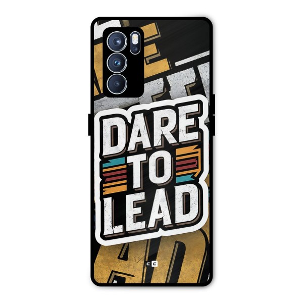 Dare To Lead Metal Back Case for Oppo Reno6 Pro 5G