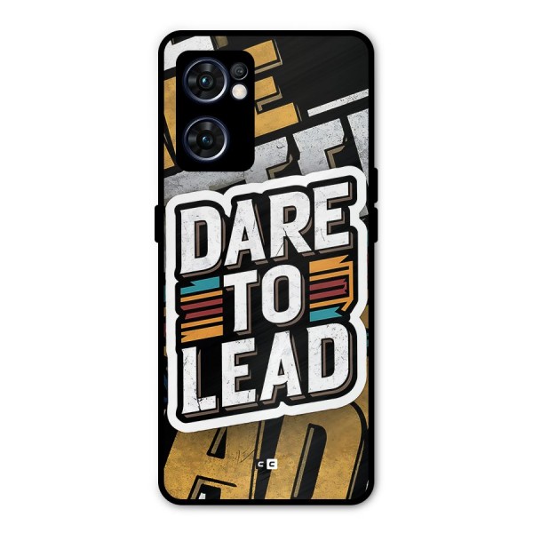 Dare To Lead Metal Back Case for Oppo Reno7 5G