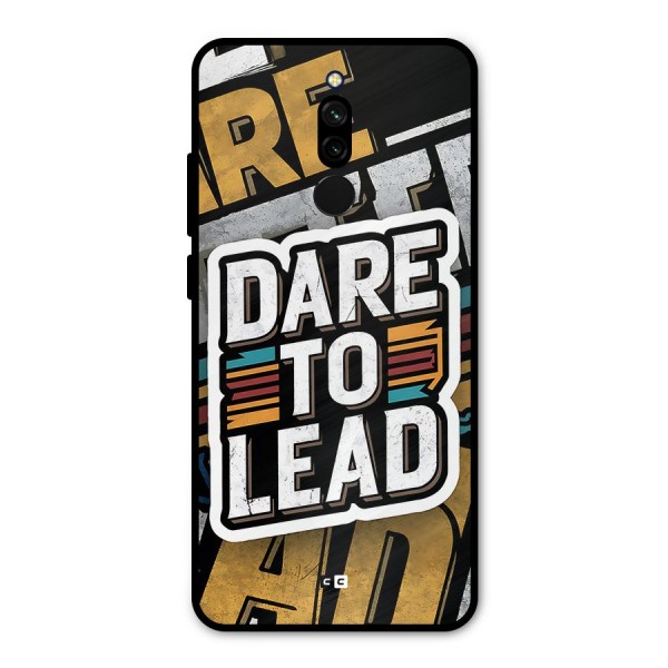 Dare To Lead Metal Back Case for Redmi 8