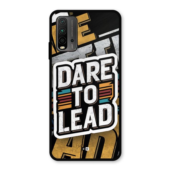 Dare To Lead Metal Back Case for Redmi 9 Power