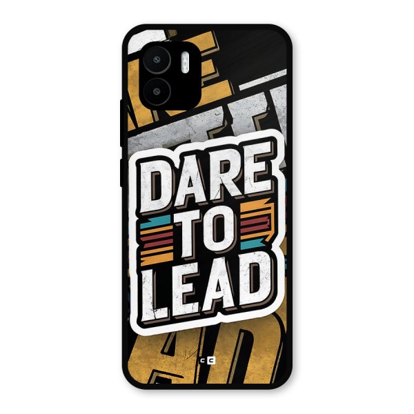 Dare To Lead Metal Back Case for Redmi A2