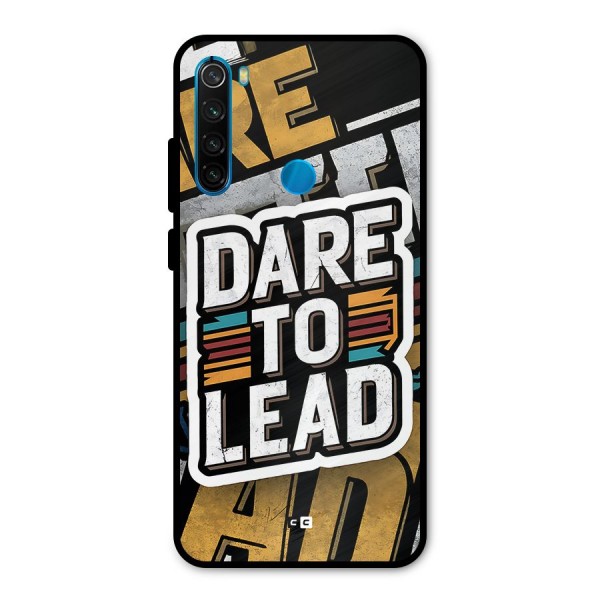 Dare To Lead Metal Back Case for Redmi Note 8