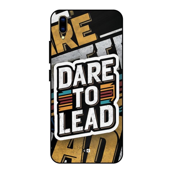 Dare To Lead Metal Back Case for Vivo V11 Pro